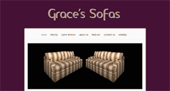 Desktop Screenshot of gracesofas.com